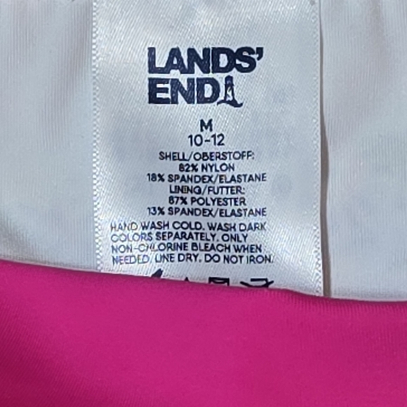 Lands' End Women's UPF 50 Full Coverage High Waist Twist-Front Bikini Bottom M - Picture 7 of 9